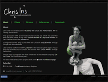 Tablet Screenshot of chris-iris.com